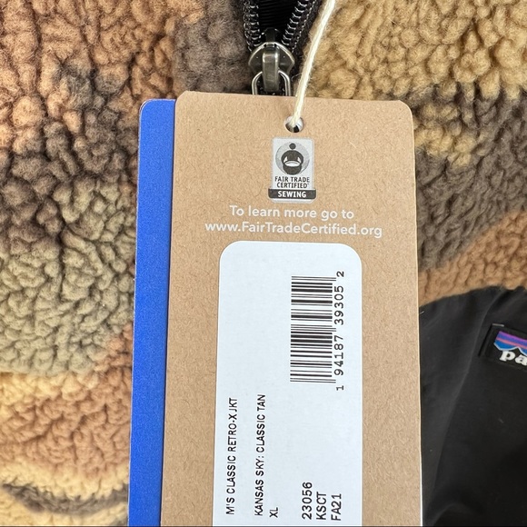 New Patagonia Kansas sky classic tan Camo full zip retro X jacket Sz XXL only - Picture 5 of 13